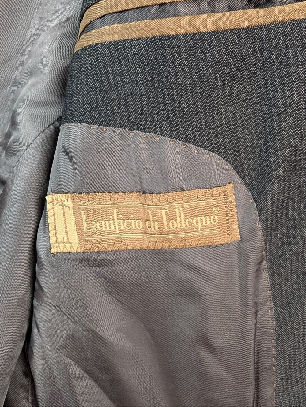 Pronto Uomo Platinum Regular Gray Wool Made in Italy Men's Suit Jacket 38 - Picture 5 of 7